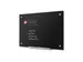 Scritto Glasbord Zwart 60x90cm met stift
