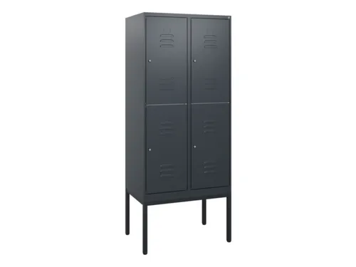 dubbeldekse locker,HxBxD 1950x800x500mm,2x2vak.,vak B 400mm