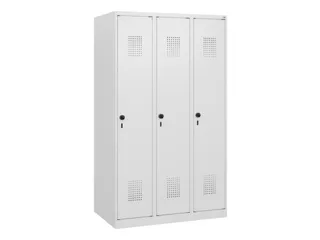 schoollocker,HxBxD 1530x900x500mm,3vak,vak B 300mm,draaigrendel - 2