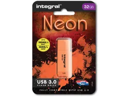 Integral Neon Usb-Stick 3.0, 32Gb, Oranje