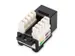 CAT 5e Keystone-module niet-afgeschermd RJ45 naar LSA Zwart