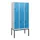 dubbeldekse locker,HxBxD 1950x900x500mm,3x2vak.,vak B 300mm