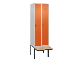 locker voor scheiding van kleding,HxBxD 2120x600x815mm,2vak - 1