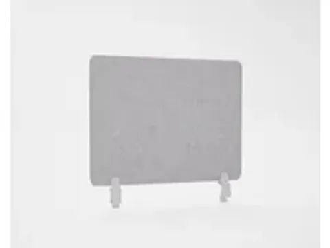 OUTLET Akoestisch PET-vilt scheidingsscherm bureau lichtgrijs 60x75cm