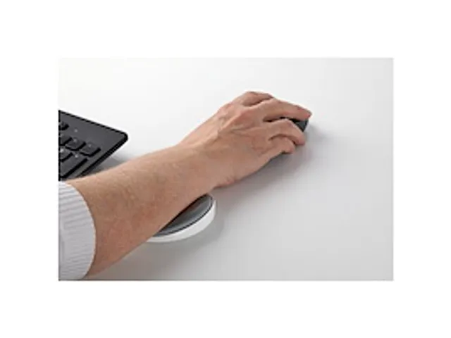 Ergonomische verschuifbare polssteun zilver