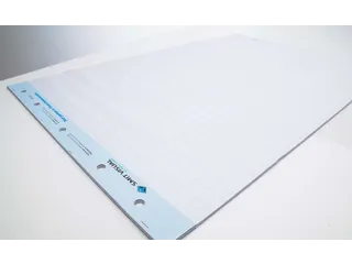 Flip-Overpapier Blanco/geruit 65x100cm - 1