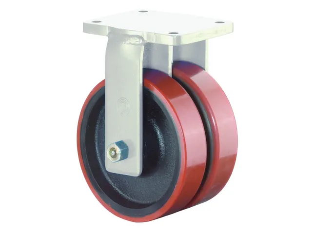 Bokwiel Velg Gietijzer Pu-Band Øxb 300/2X100Mm Draagverm. 5600Kg