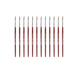 Penseel Kangaro Serie 120 rond Nr. 6 geitenhaar doos 12 stuks