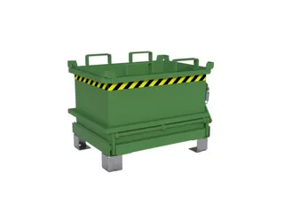 mini-bodemklepcontainer,HxLxB 625x600x800mm,0,13m³,inrijbeugel,staal - 2