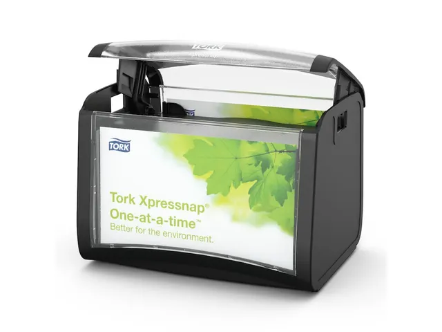 Distributeur de serviettes Xpressnap sur table N4 Signature Line noir