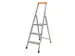 Escabeau Léger Aluminium Articulations Plastiques Plateforme Lxp 25x2