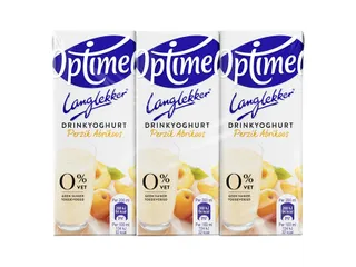 Drinkyoghurt Optimel Langlekker perzik abrikoos 20cl - 1