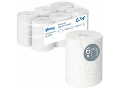 Kleenex 6781 handdoekrol Ultra Slimroll 2-laags wit