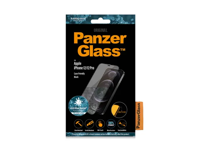 PanzerGlass Screen Protector iPhone 12 | 12 Pro | Edge-to-Edge, App