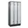 Z-garderobekast,HxBxD 1950x900x500mm,vak B 150/300mm,draaigrendel