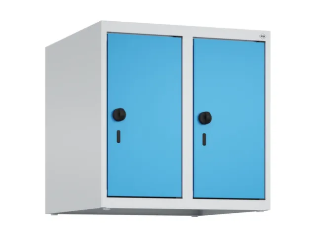 opzetkast,v. locker,2vak.,vak B 250mm,HxBxD 500x500x500mm,vleugeldeur