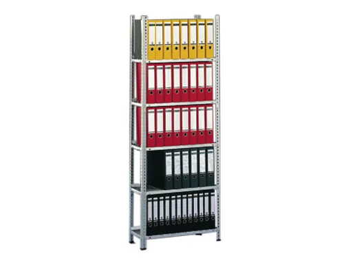 Schroefstelling Basisveld 1850x754x304mm 5legborden 95kg Ral7035