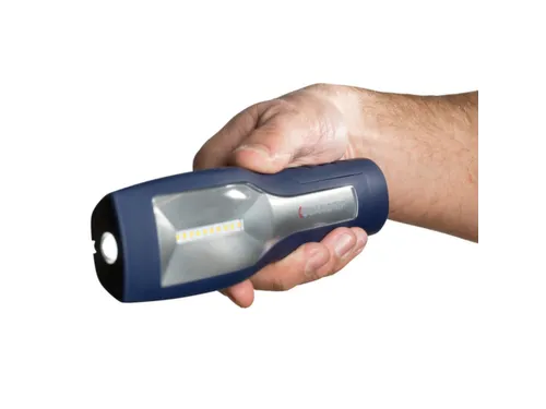 accu-zaklamp,10 SMD-led,150-300lumen,spot 80lumen,USB,reikwijdte 30m