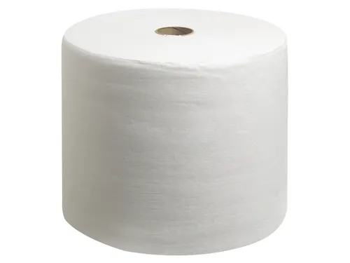 Poetsrol WypAll L40 PowerClean 1-laags 31,5cmx232m 750vel wit 7452