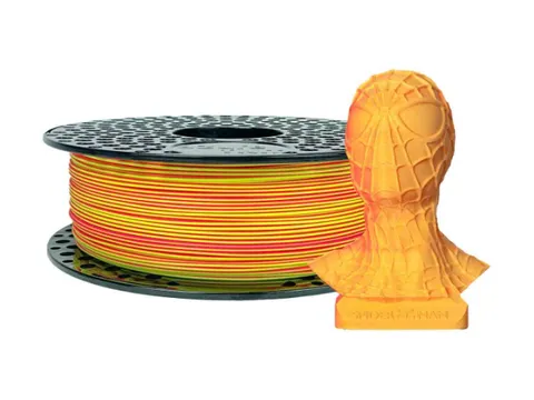 Azurefilm PLA Dual Neon 3D filament 1,75mm Geel - Roze 1kg