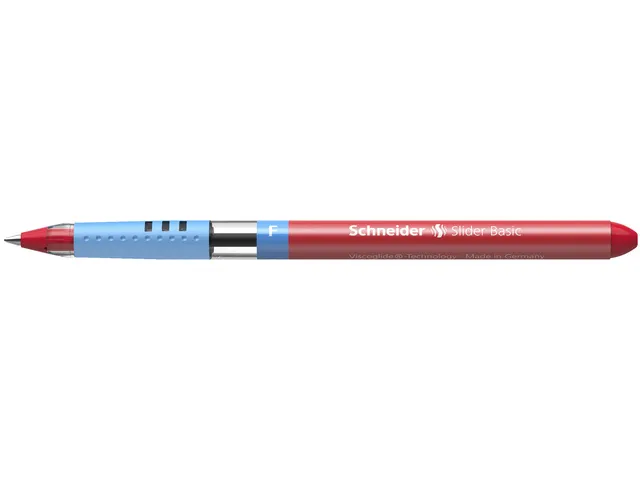 Balpen Schneider Slider Basic F 0,3mm rood