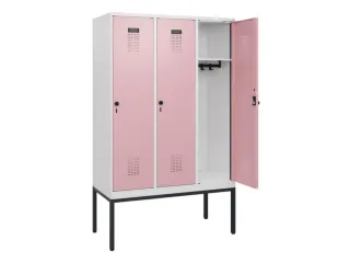 schoollocker,HxBxD 1950x1200x500mm,3vak,vak B 400mm,draaigrendel - 1