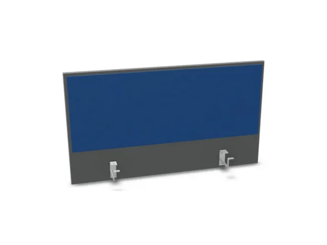 opzetpaneel bureau aanbouw achter MS-donkergrijs BN6016-blauw 1000mm