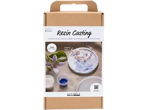 Hobbyset Creativ Company Hars Gieten dienblad met marmereffect