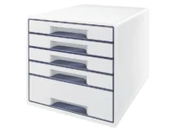 Ladenblok Leitz WOW Cube 5 laden wit/grijs