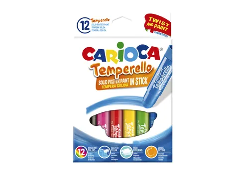 Plakkaatverf Carioca Temperello 12 stuks