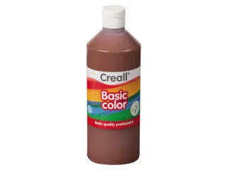 Plakkaatverf Creall basic donkerbruin 500ml - 2
