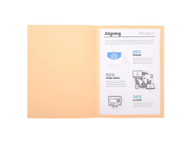 Pak van 100 dossiermappen FOREVER 250 100% Gerecycleerd Assorti