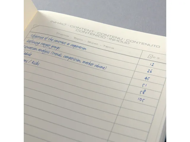 Carnet de note Sigel Conceptum Pure softcover A5 bleu linié