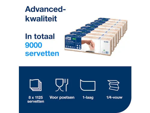Tork 12840 Xpressnap dispenserservet naturel 1-laags