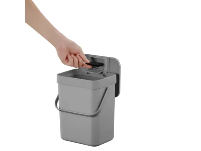 Puro II Food Waste Caddy Afvalbak 5 Liter Grijs