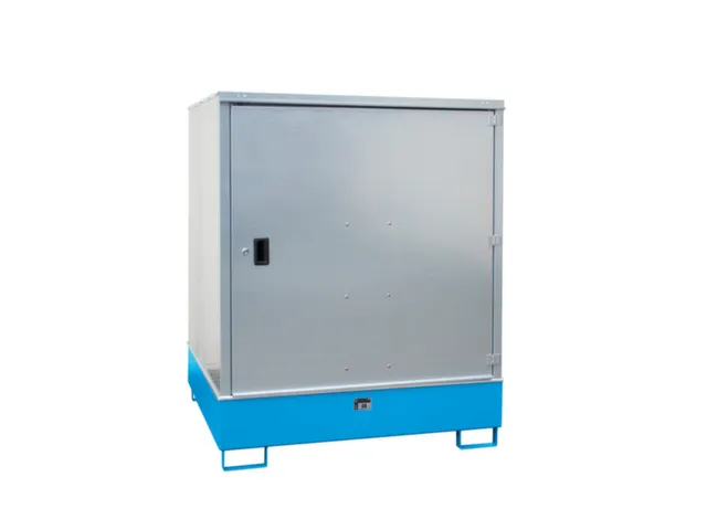 Depot Gevaarlijke Stoffen 1475x1490x1800mm 4x200l Vol. 450l Ral5012