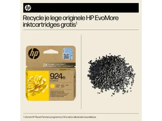 Inktcartridge HP 4K0U9NE 924E Evomore geel - 10