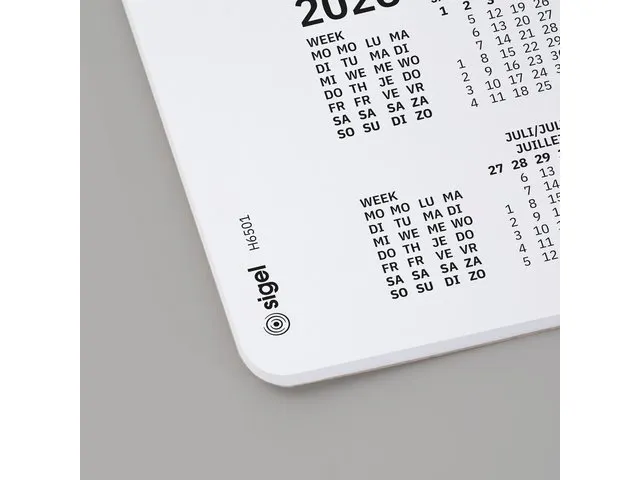 Designonderlegger Sigel punt-gelijnd wit 26/27 42 x 29, 7cm 30 vel 80
