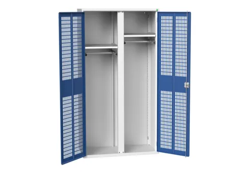 universele kast,HxBxD 2000x1050x550mm,2xStalen bodem,scheidingswand