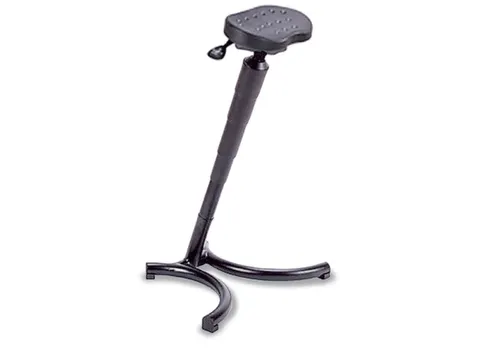 Stahulp Staal H 660-900Mm Pu-Schuimzitting Zwart Schuine Zuil Gasveer