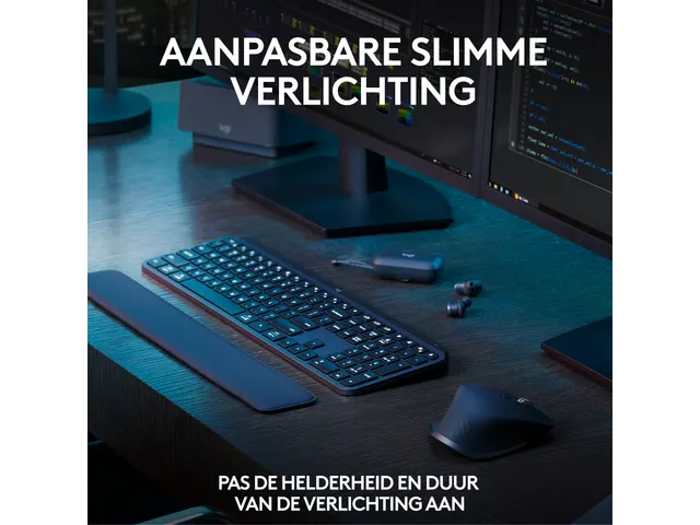 Logitech MX Keys S Combo toetsenbord en muis Azerty Frans