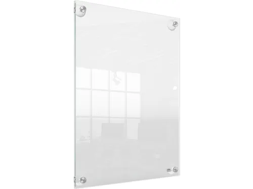 Premium Plus verplaatsbaar acryl informatiebord, wandgemonteerd, ft A3