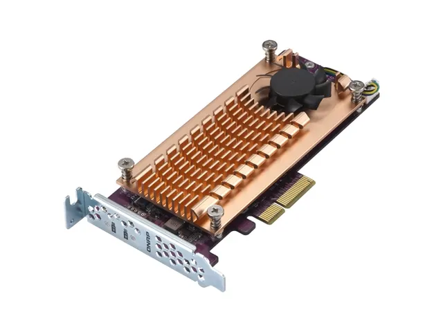 QNAP QM2, PCIe, M.2, PCIe 2.0, Koper, 68,9 mm, 147,2 mm