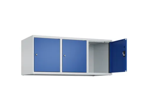 opzetkast,v. locker,3vak.,vak B 400mm,HxBxD 500x1200x500mm