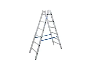 Bokladder Dubbelzijdig Aluminium 1.79m 2x6 Sporten Alu Scharnieren - 3