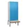 locker voor scheiding van kleding,HxBxD 2120x800x815mm,2vak