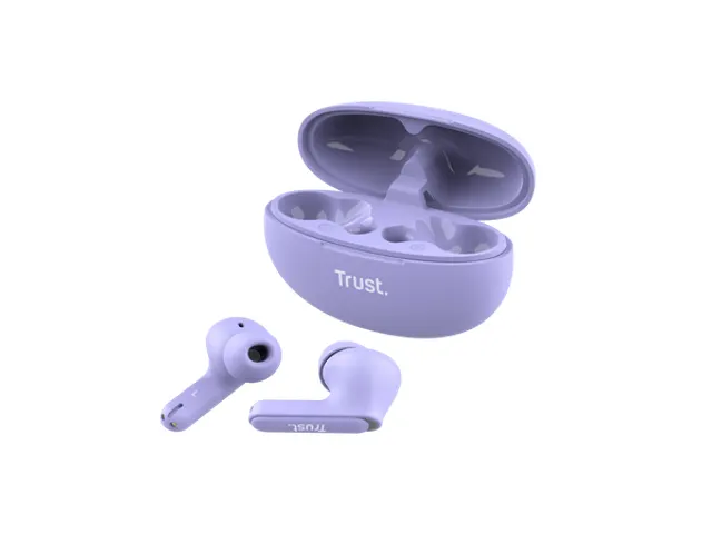 Ecouteurs Trust Yavi Bluetooth ENC violet