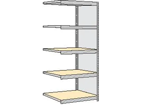 magazijnstelling,aanbouwveld,HxBxD 2000x875x626mm,vakl. 250kg