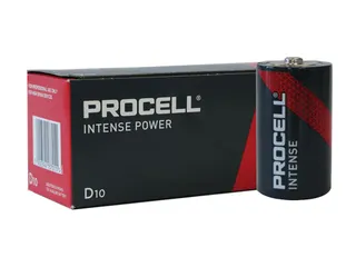 Duracell - Procell Itense Alkaline Batterij 1,5 V LR20 D - 10 ST. - 1