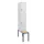 Dubbeldekse dekenkist,HxBxD 1950x300x815mm,1x2vak.,vak B 300mm